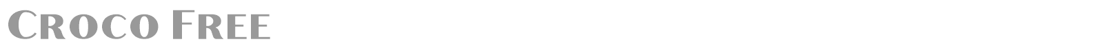 Croco font preview